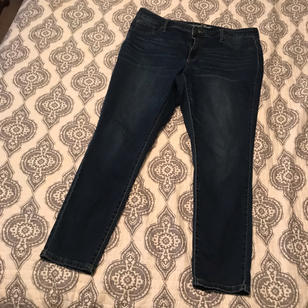 Universal Thread skinny jeans, 18w worn once